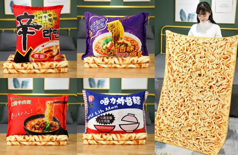 Ramen Blanket @justtakemymoney / Twitter