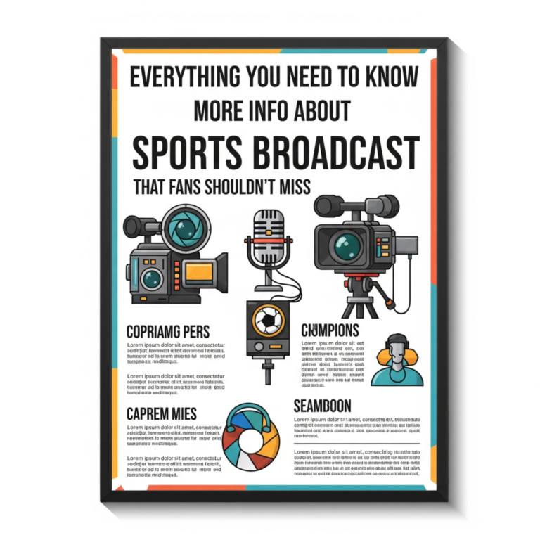 Everything You Need to Know: More Info About Sports Broadcast That Fans Shouldn’t Miss