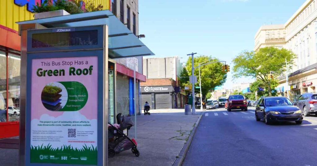 Calor em Nova York: cidade transforma pontos de ônibus em infraestrutura climática